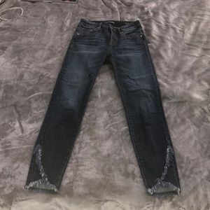 dark blue washed skinny jeans VIGOS